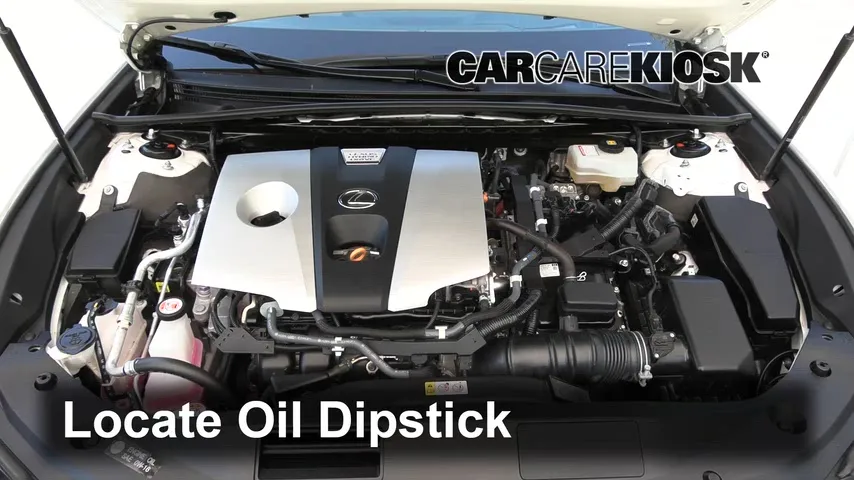 2020 Lexus ES300h Ultra Luxury 2.5L 4 Cyl. Oil Check Oil Level